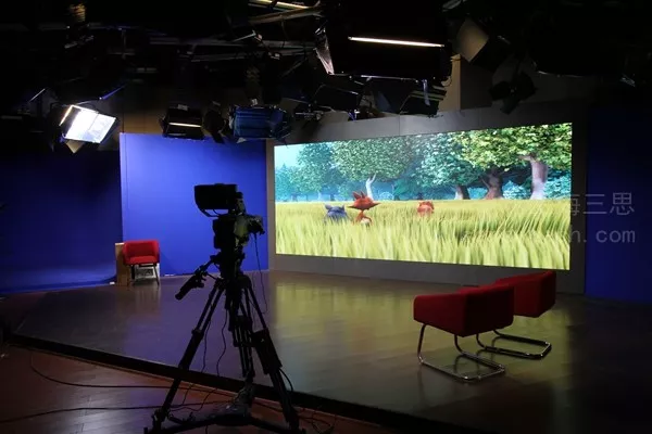 P1.667 small-spacing display in the Gansu TV Station