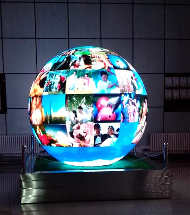 Enterprise exhibition hall spherical screen